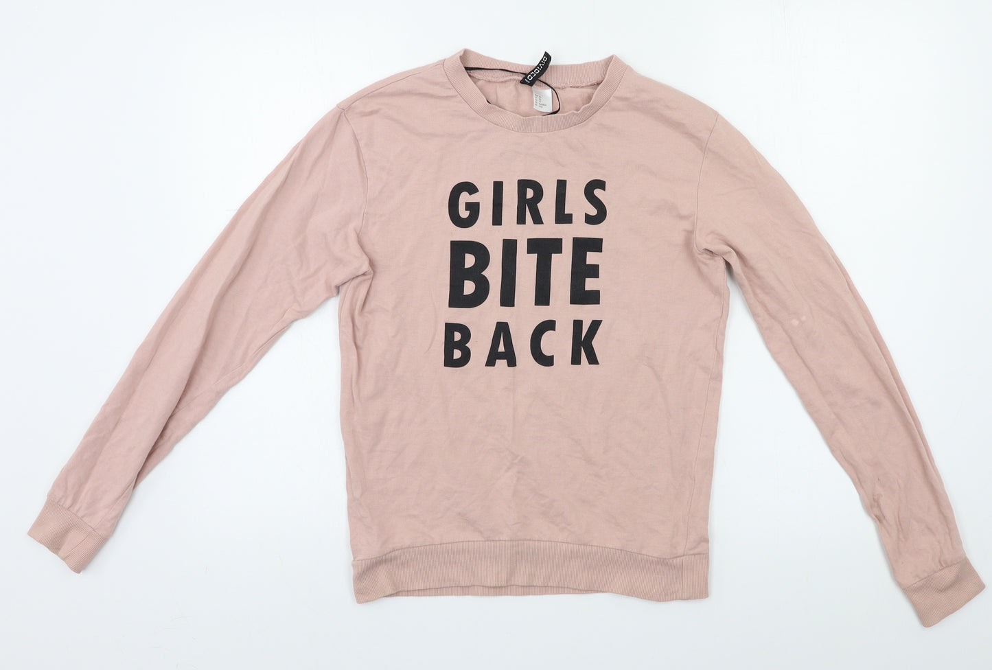 H&M Womens Pink   Basic T-Shirt Size XS