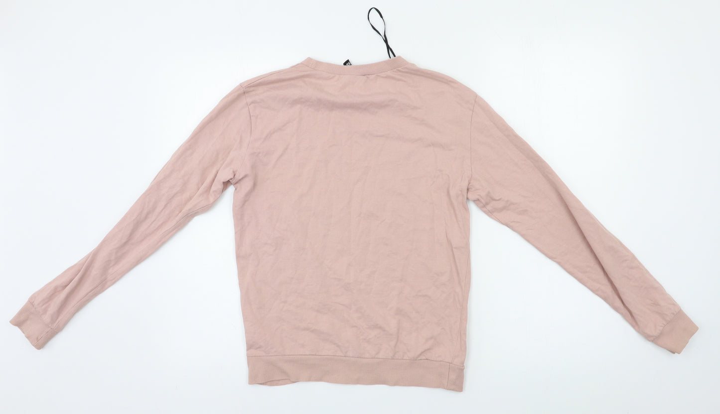 H&M Womens Pink   Basic T-Shirt Size XS