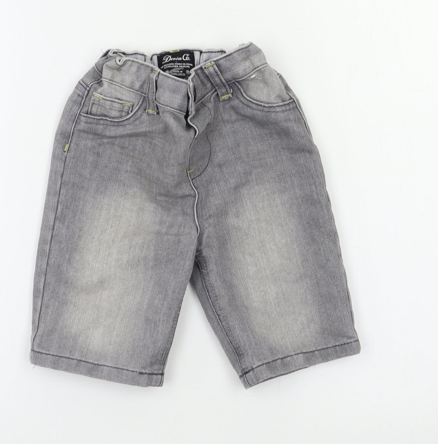 denim Co Boys Grey  Denim Jogger Trousers Size 2-3 Years