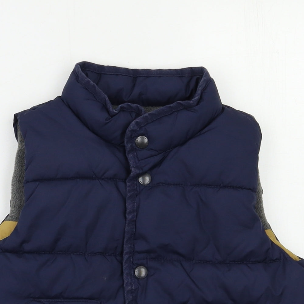 Gap Boys Blue   Gilet Waistcoat Size 4 Years