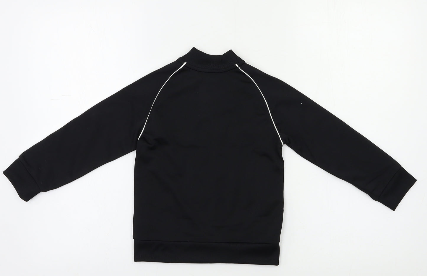adidas Boys Black   Full Zip Sweatshirt Size 3 Years
