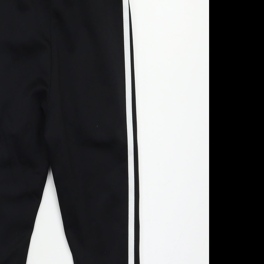 adidas Boys Black   Jogger Trousers Size 3-4 Years