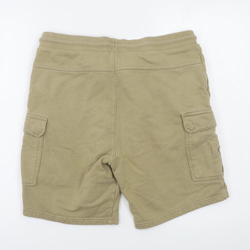 TU Mens Beige   Cargo Shorts Size M