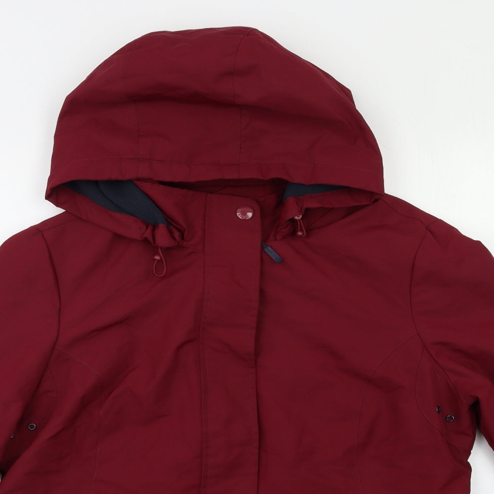 Debenhams Womens Red   Rain Coat Coat Size 14