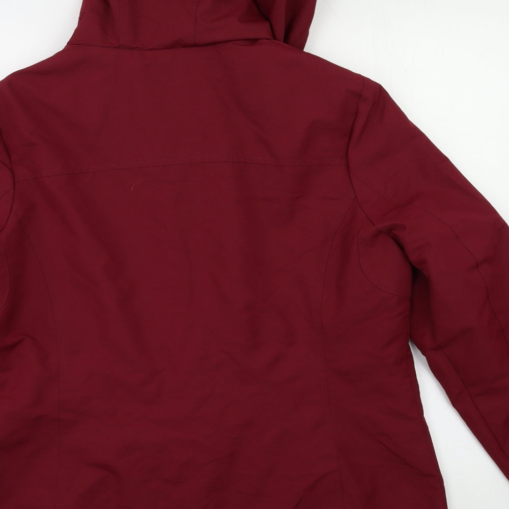 Debenhams Womens Red   Rain Coat Coat Size 14