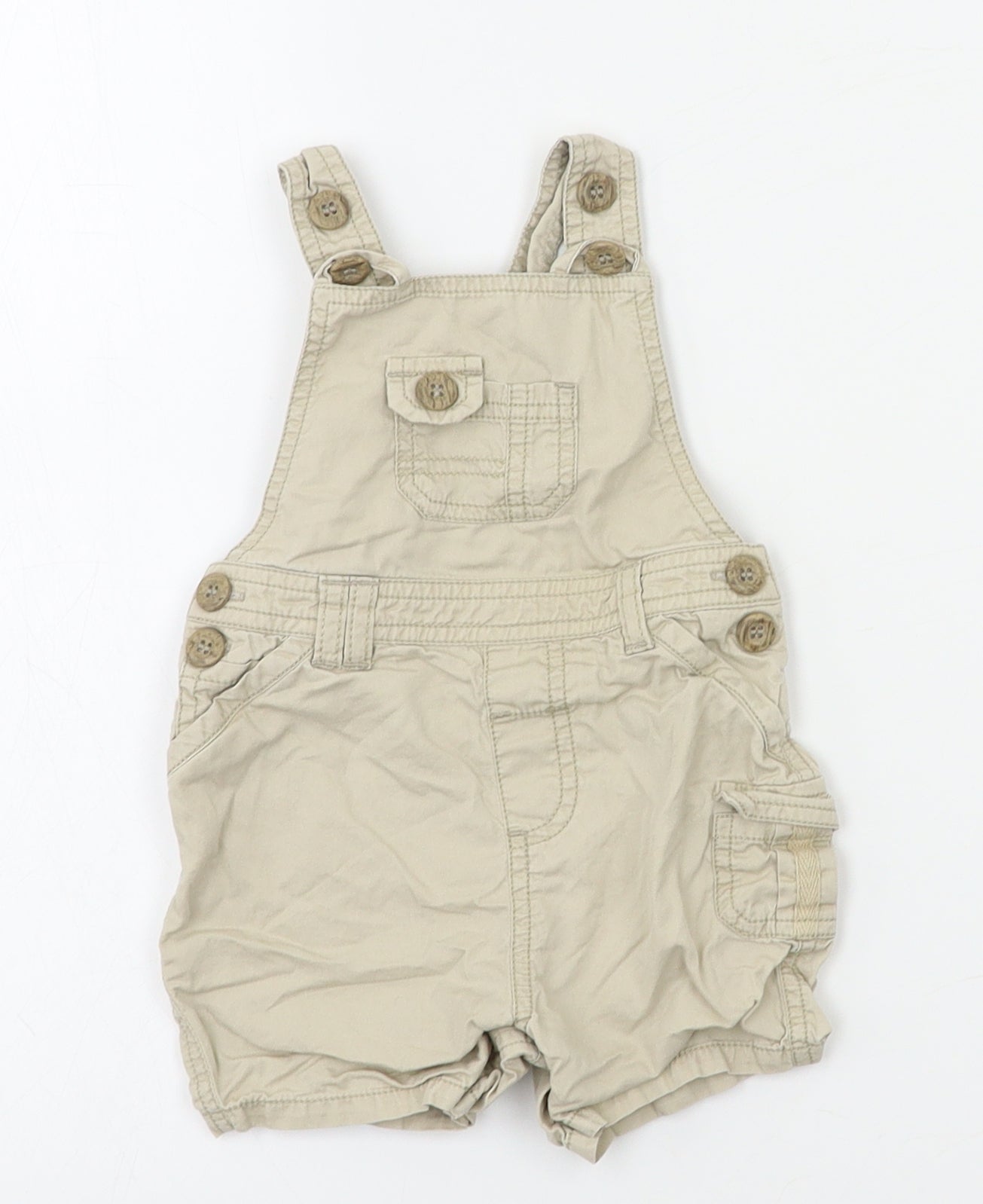 Preworn Baby Beige   Cargo Trousers Size 0-3 Months