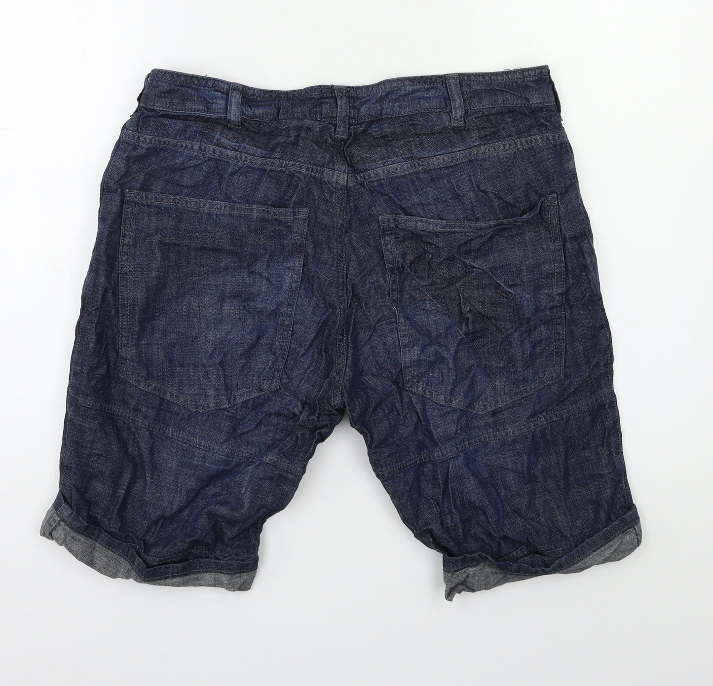 ACW 85 Mens Blue  Denim Cargo Shorts Size 32