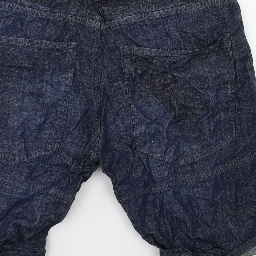 ACW 85 Mens Blue  Denim Cargo Shorts Size 32