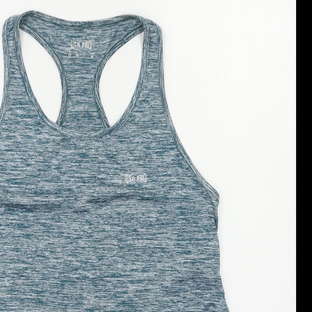 USA Pro Womens Green   Basic Tank Size 10