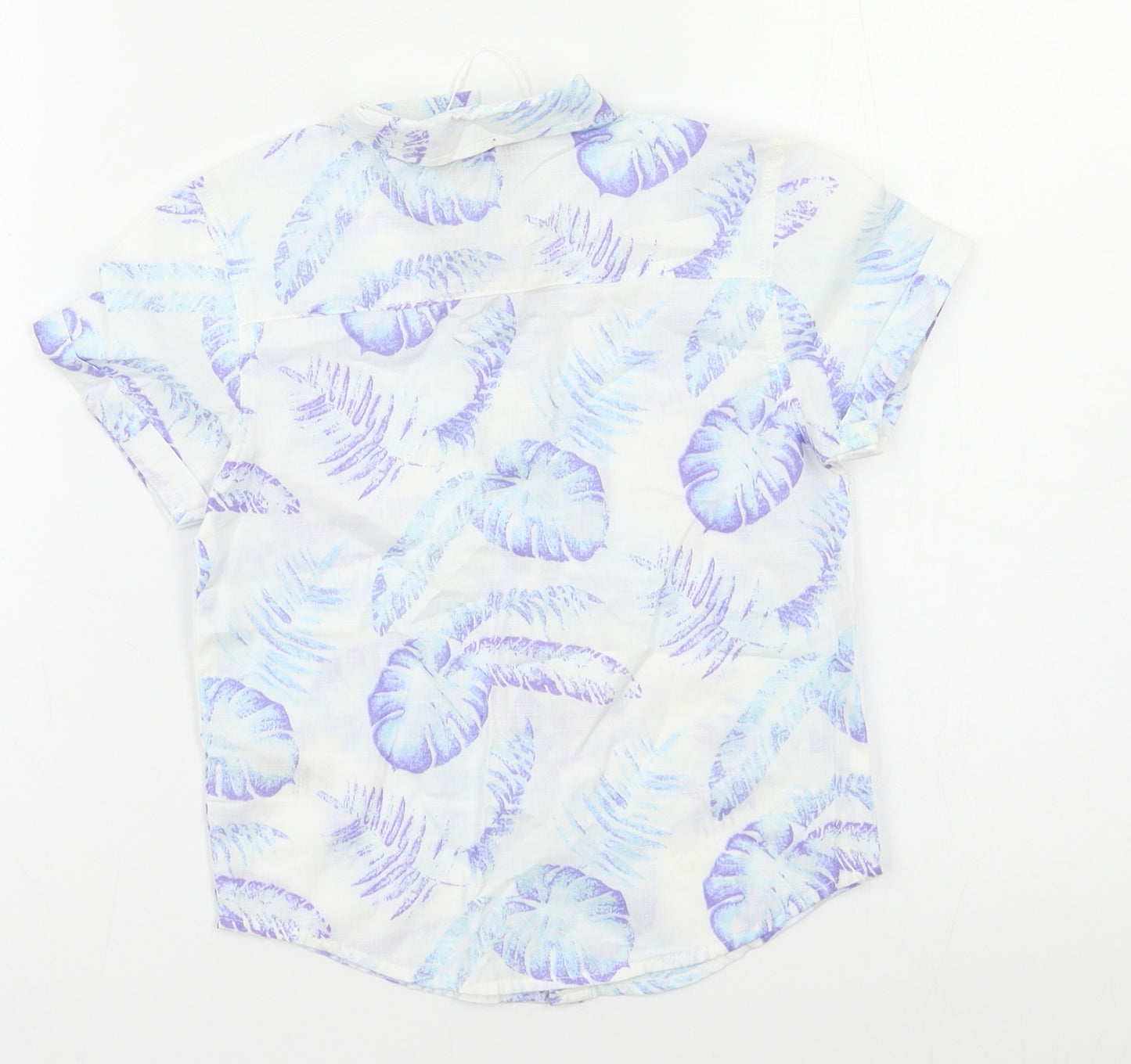 Primark Boys White Floral  Basic Button-Up Size 2-3 Years