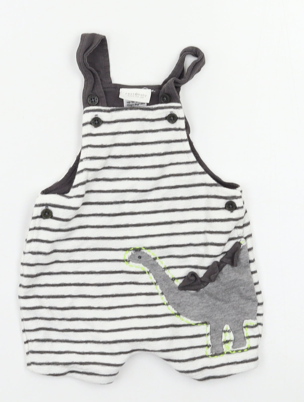 NEXT Baby White Striped  Romper One-Piece Size 0-3 Months