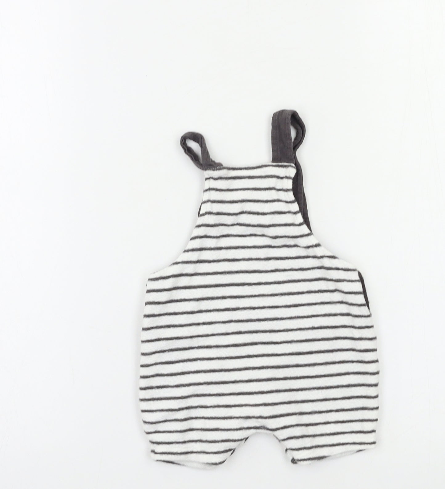 NEXT Baby White Striped  Romper One-Piece Size 0-3 Months