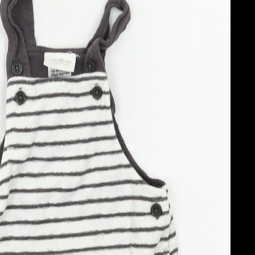 NEXT Baby White Striped  Romper One-Piece Size 0-3 Months