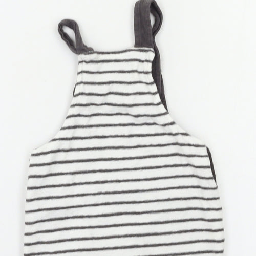 NEXT Baby White Striped  Romper One-Piece Size 0-3 Months