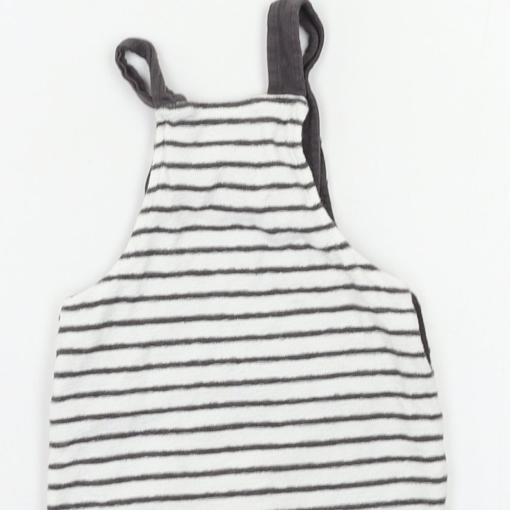 NEXT Baby White Striped  Romper One-Piece Size 0-3 Months