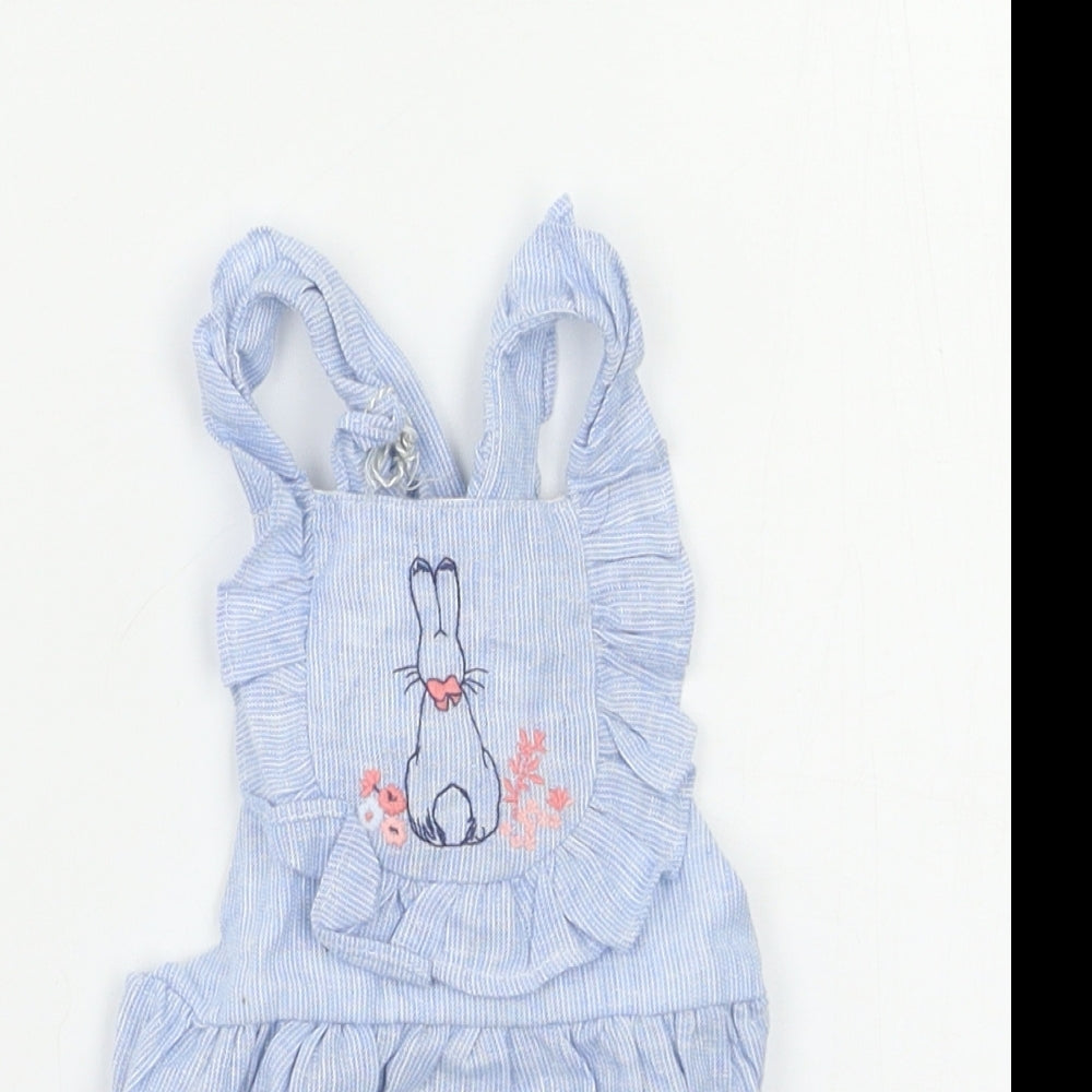 Peter Rabbit Baby Blue   Romper One-Piece Size 0-3 Months