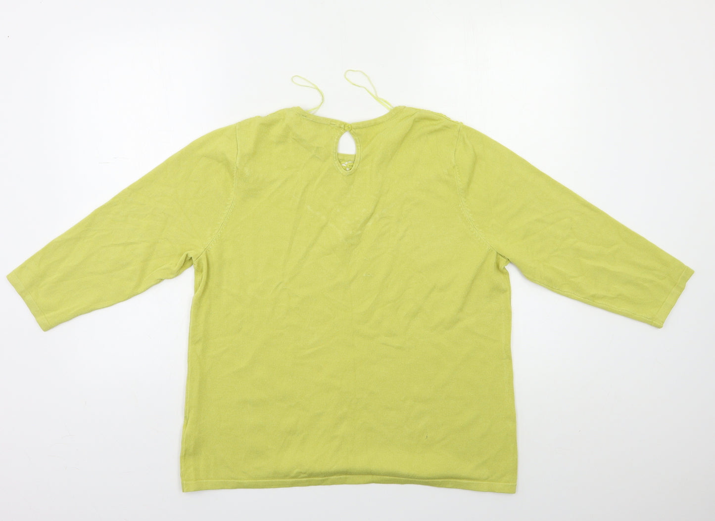 Bonmarché Womens Green   Pullover Jumper Size 18