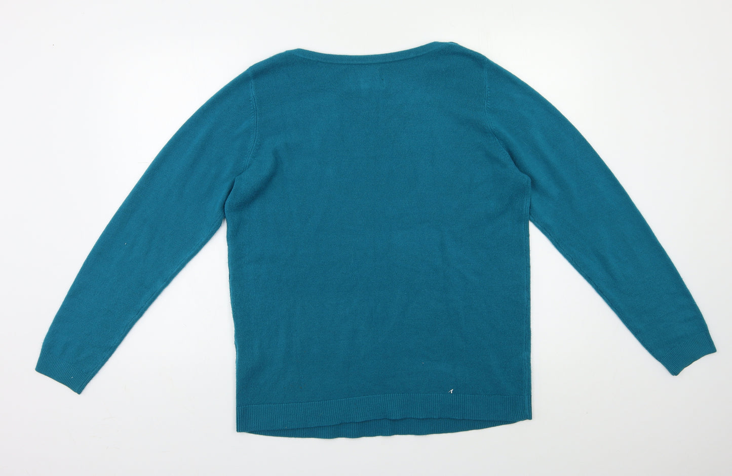 Maine New England Womens Green   Pullover Jumper Size 16