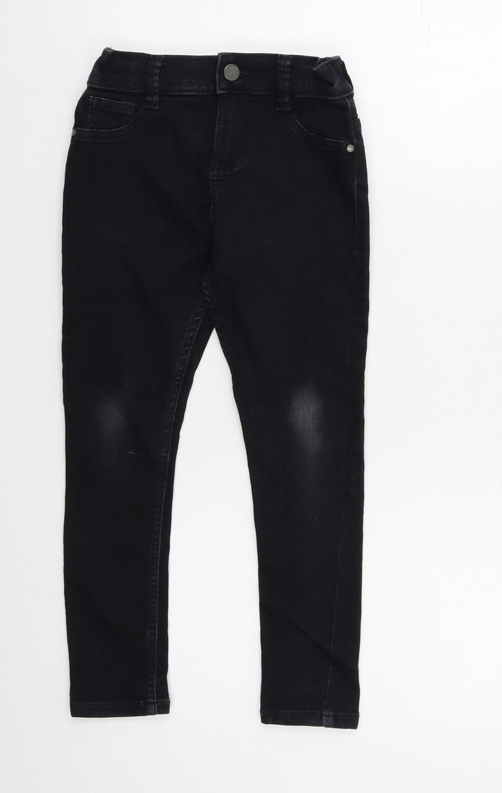 F&F Girls Black   Skinny Jeans Size 7-8 Years