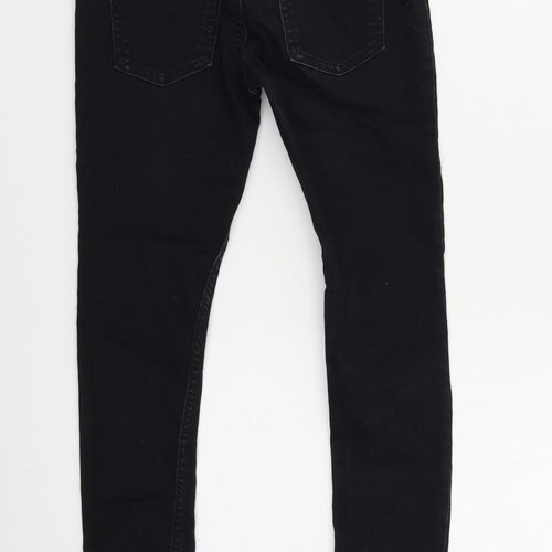 F&F Girls Black   Skinny Jeans Size 7-8 Years