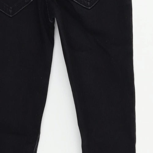 F&F Girls Black   Skinny Jeans Size 7-8 Years