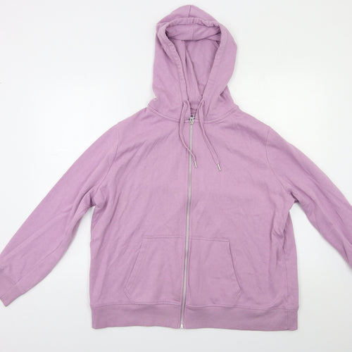 TU Womens Pink   Full Zip Hoodie Size 20