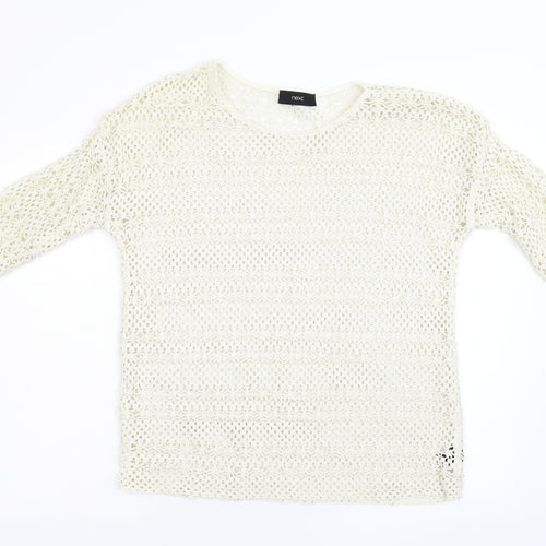 NEXT Womens Ivory   Pullover Jumper Size 14