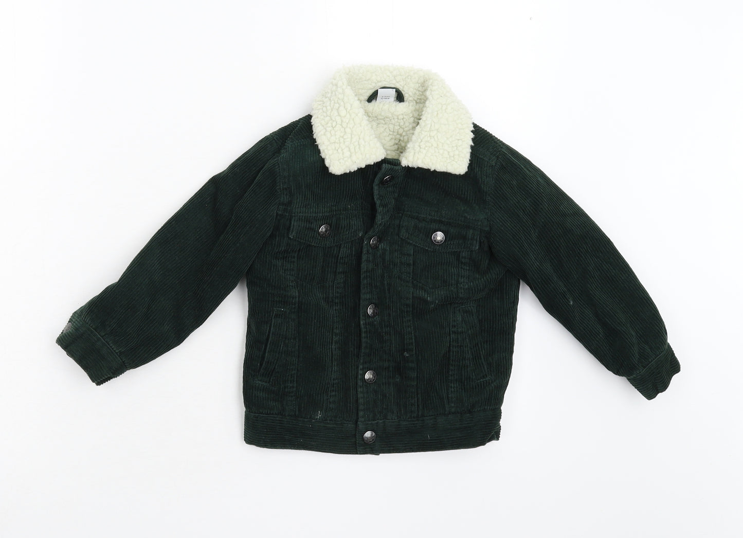 TU Boys Green  Corduroy Jacket  Size 2-3 Years