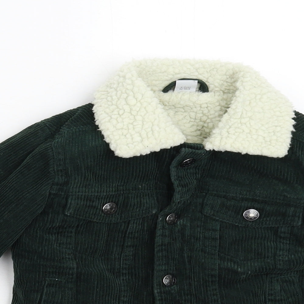 TU Boys Green  Corduroy Jacket  Size 2-3 Years