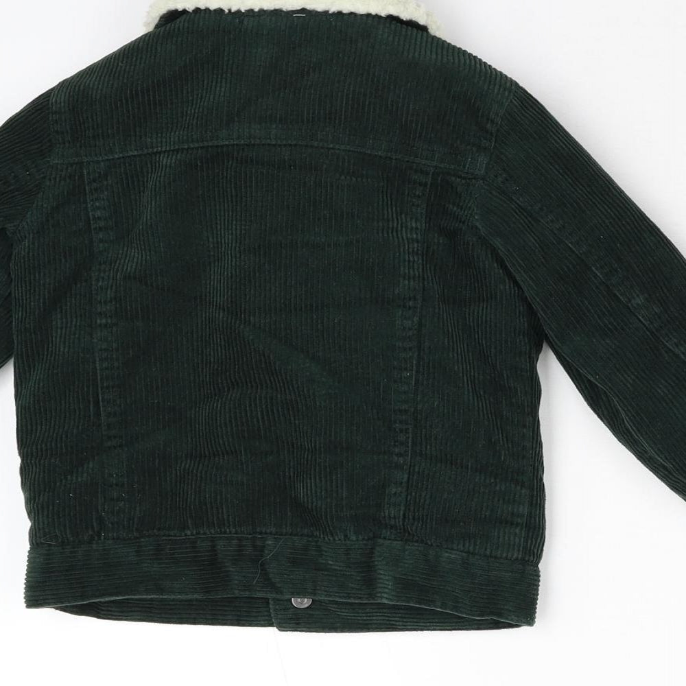 TU Boys Green  Corduroy Jacket  Size 2-3 Years