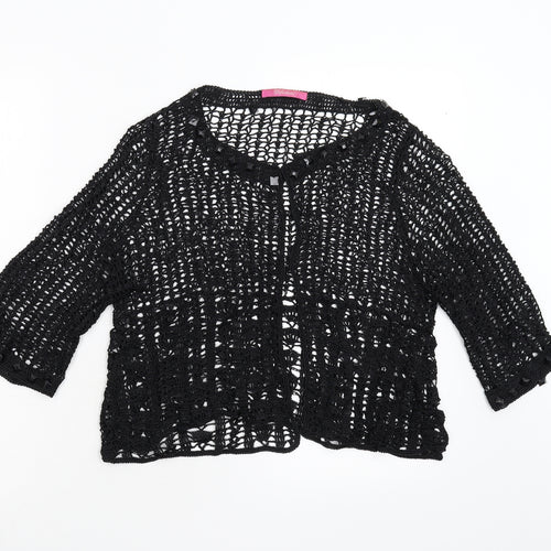 Definitions Womens Black   Cardigan Jumper Size M