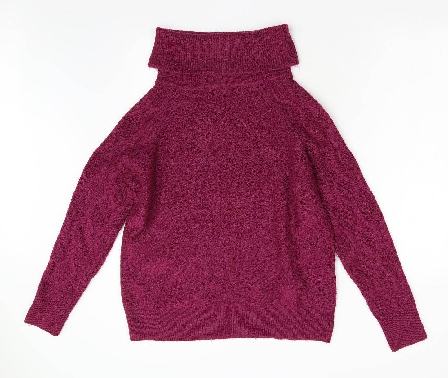 Nutmeg Womens Pink  Knit Pullover Jumper Size 14