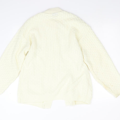Sapphire Womens Beige  Knit Cardigan Jumper Size L