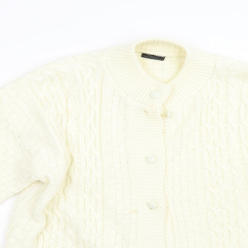 Sapphire Womens Beige  Knit Cardigan Jumper Size L