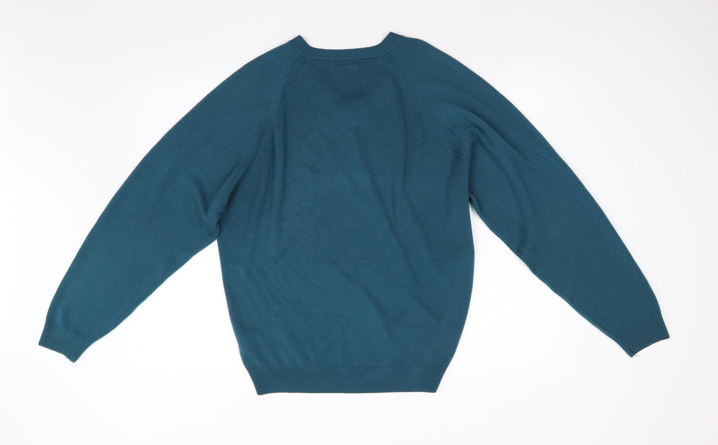 Essential Mens Green  Knit Pullover Jumper Size S
