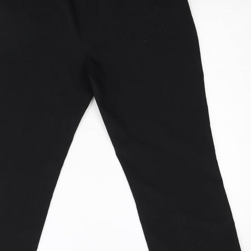 Nutmeg Womens Black   Trousers  Size 14 L26 in