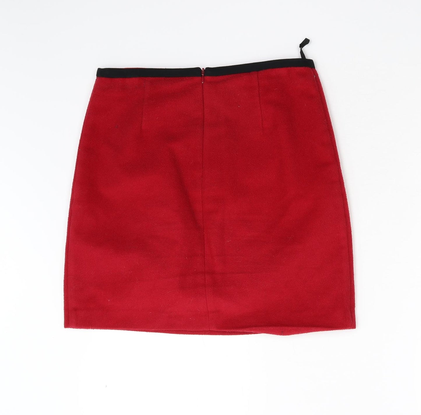 M&S Womens Red   Mini Skirt Size 10