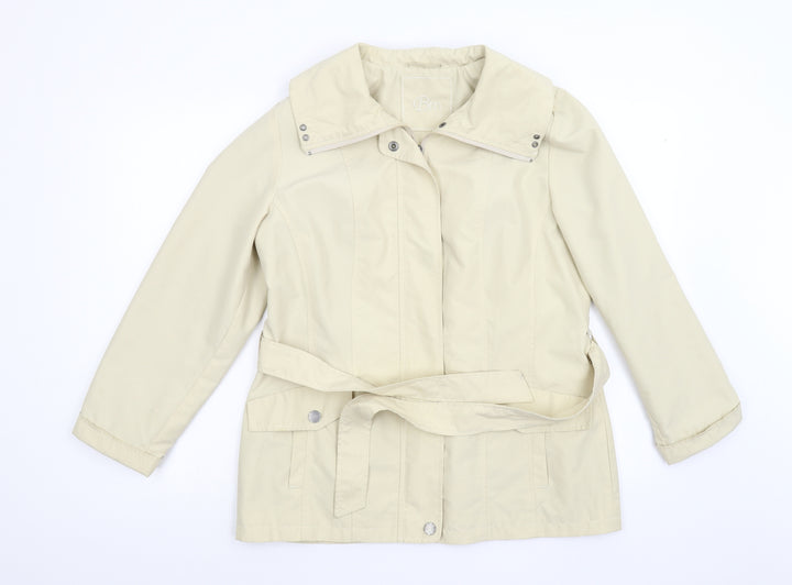 BM Womens Beige Jacket Size 12