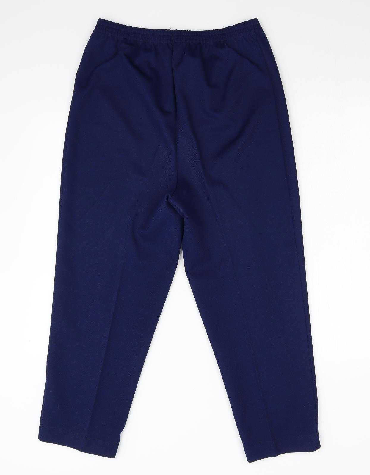 Slimma Womens Blue   Trousers  Size 16 L23 in