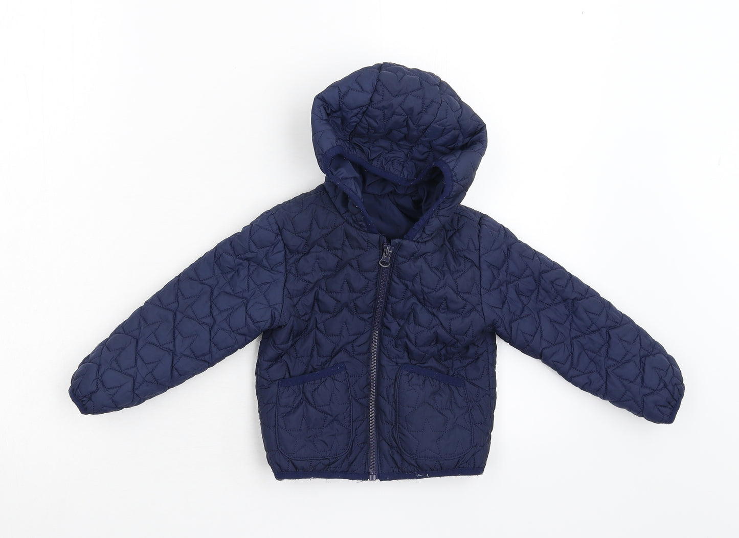 M&S Boys Blue   Jacket  Size 2-3 Years