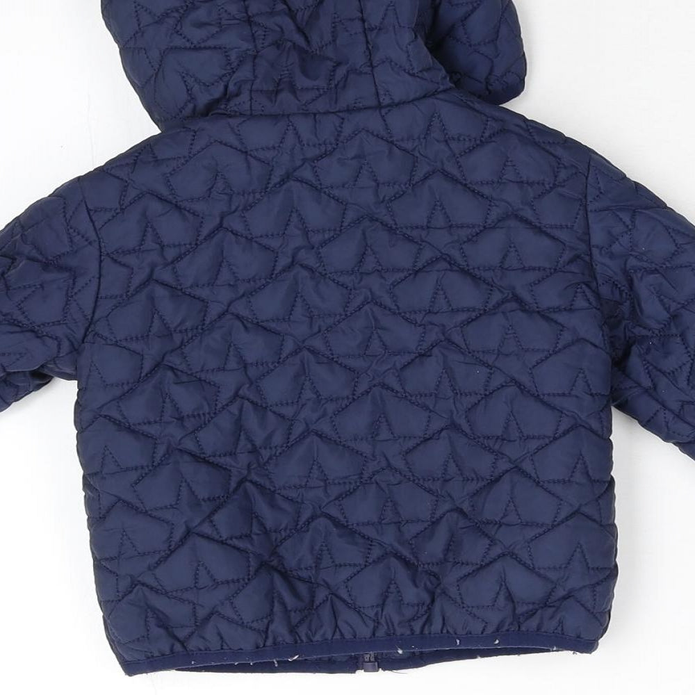 M&S Boys Blue   Jacket  Size 2-3 Years