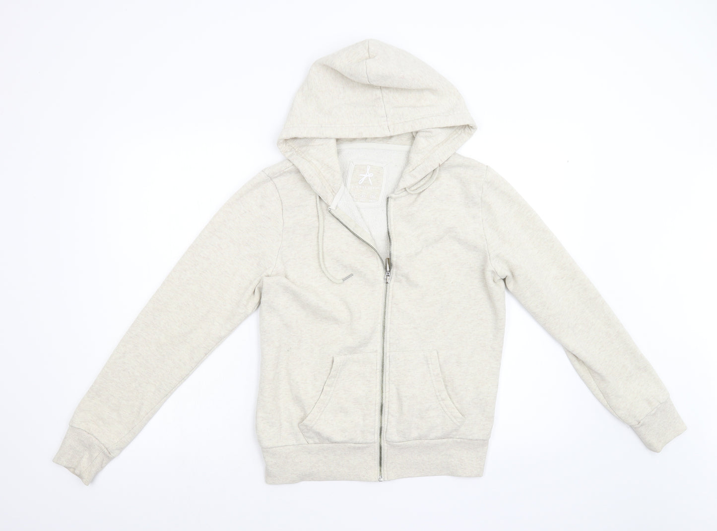 Primark Womens Beige   Full Zip Hoodie Size 12