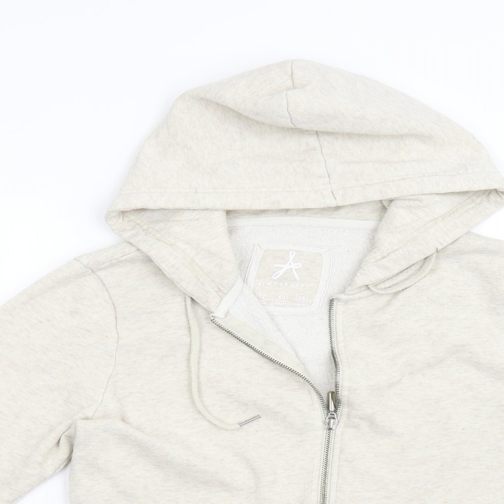 Primark Womens Beige   Full Zip Hoodie Size 12