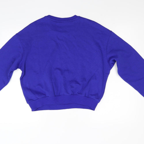 Divided Womens Blue   Pullover Sweatshirt Size M