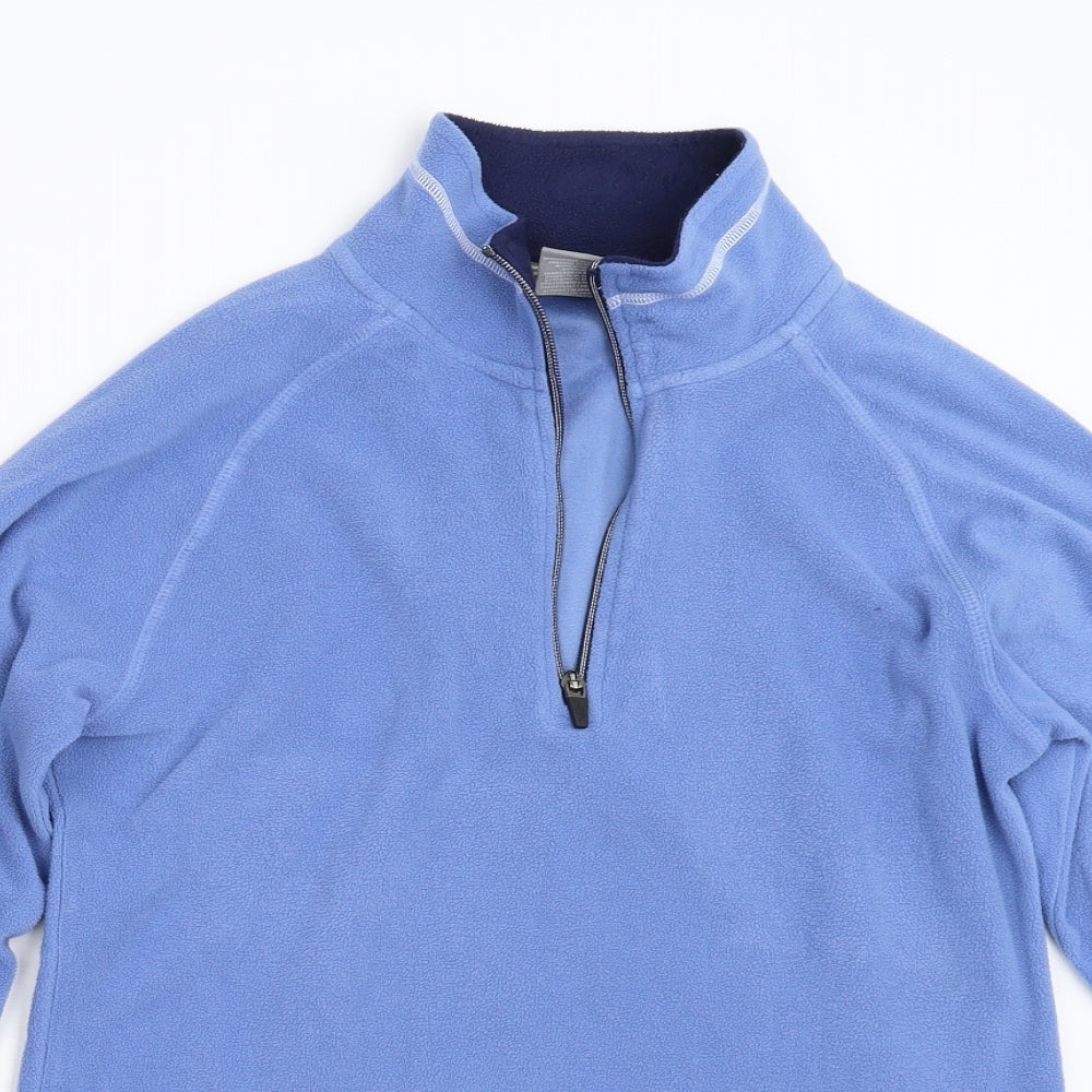 Trespass Womens Blue  Fleece Henley Jumper Size M