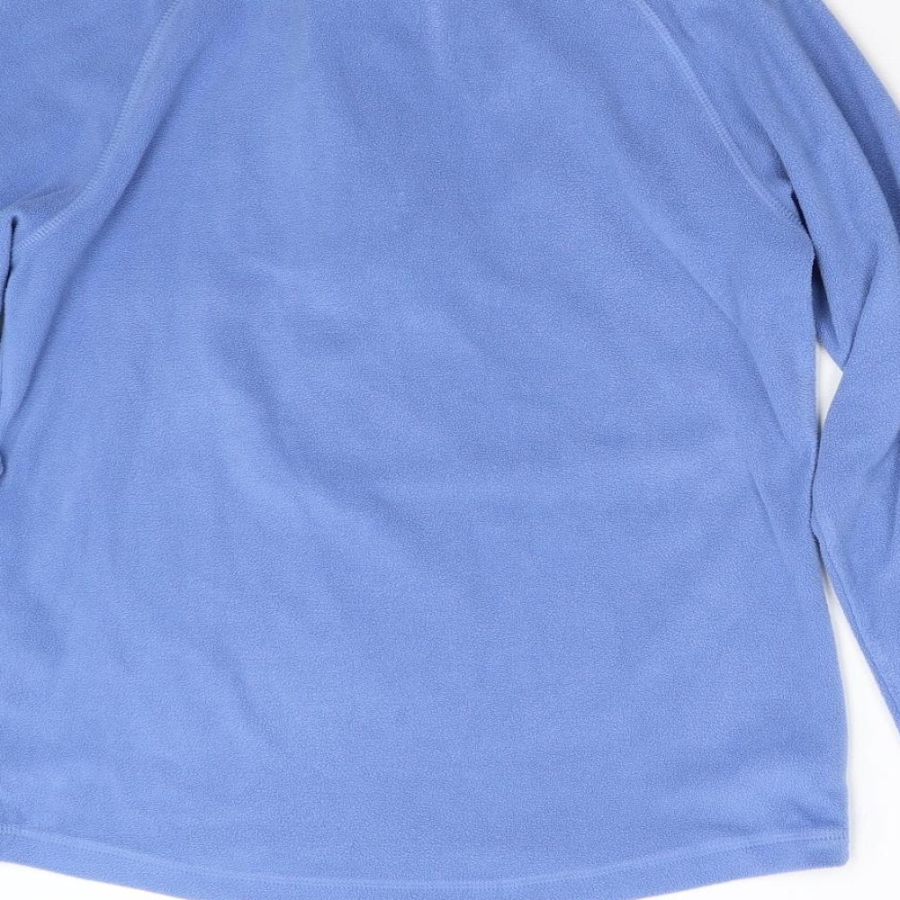 Trespass Womens Blue  Fleece Henley Jumper Size M