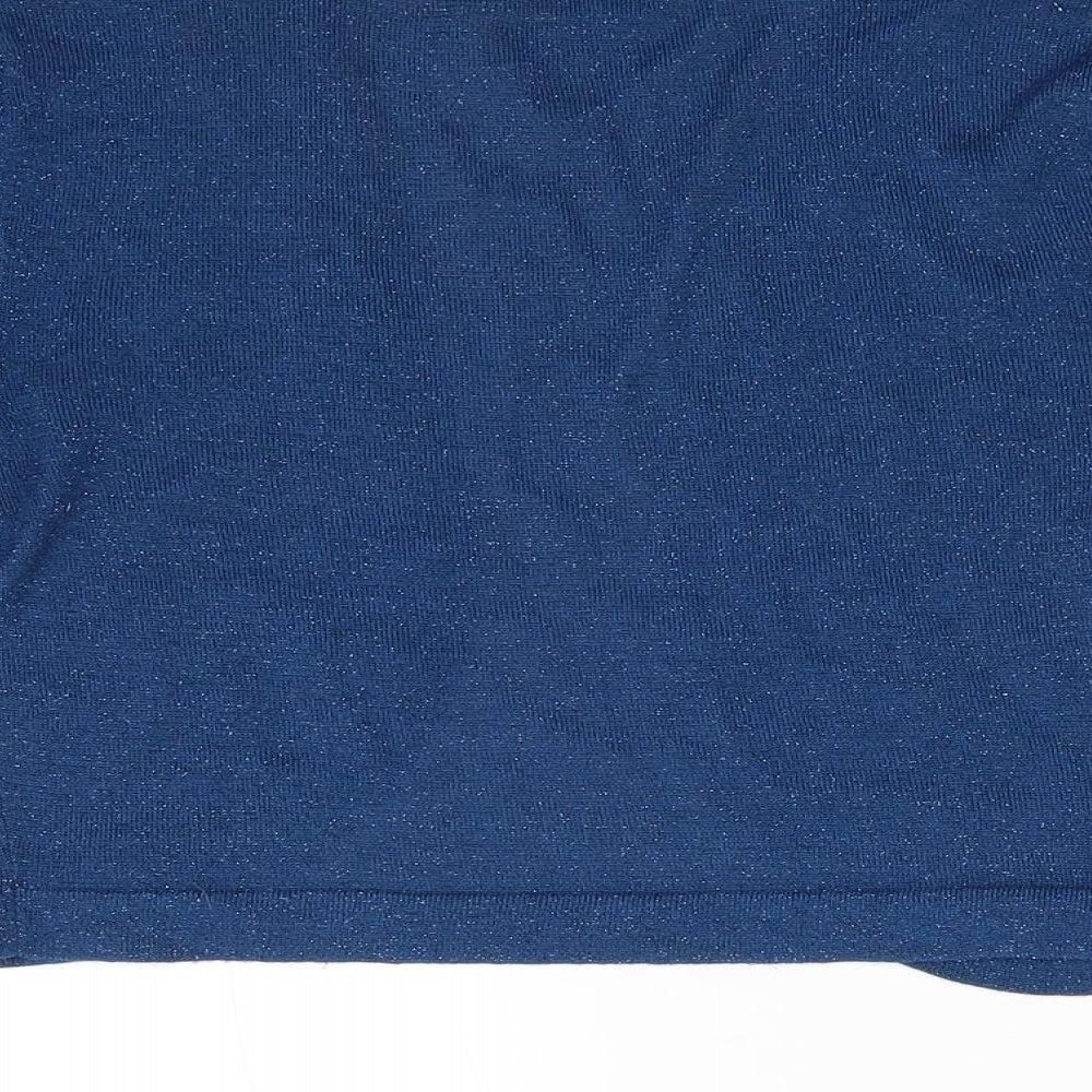 M&Co Womens Blue   Shrug Jumper Size S