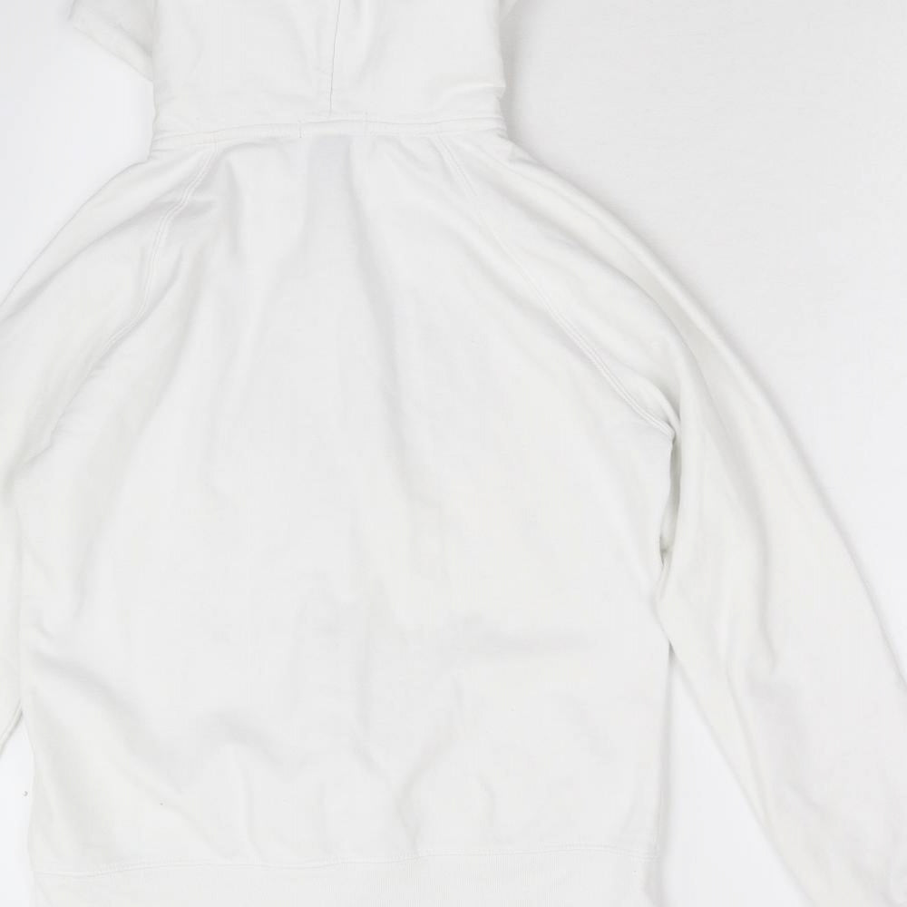 Gap Womens White   Full Zip Hoodie Size M