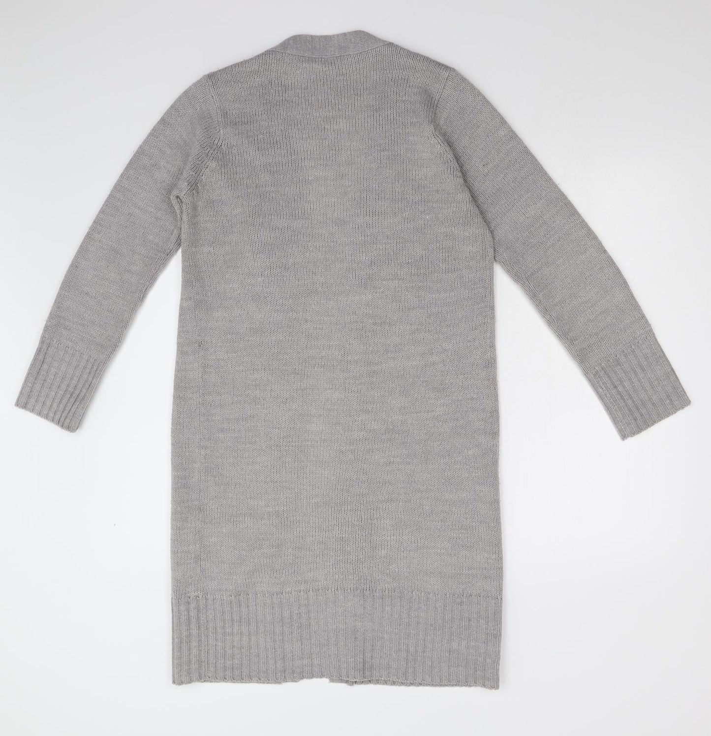 Peacock's Womens Grey   Cardigan Jumper Size S