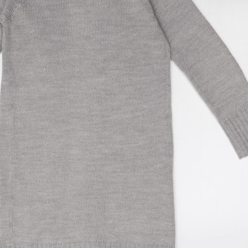 Peacock's Womens Grey   Cardigan Jumper Size S